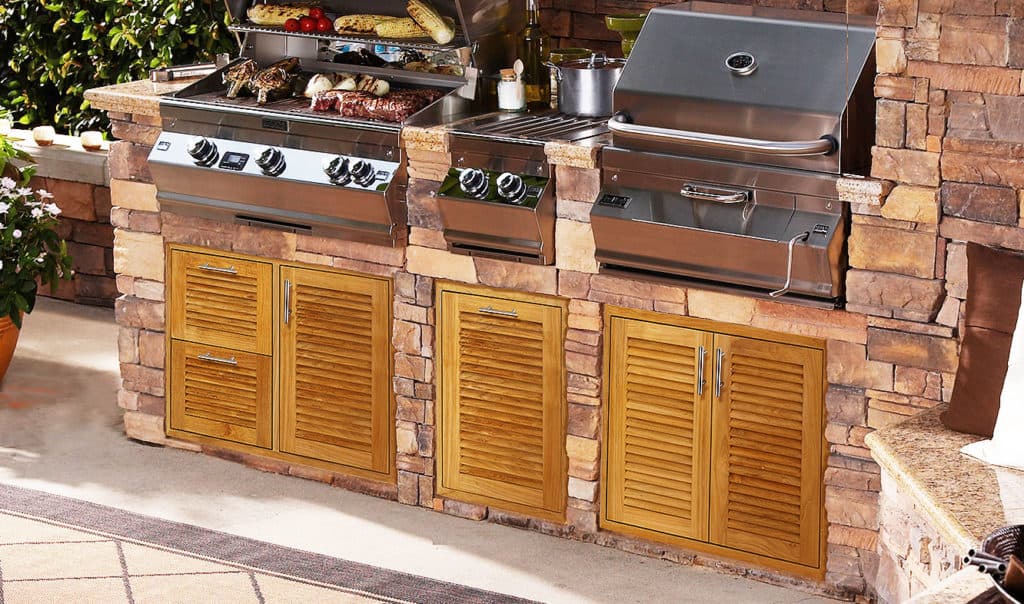 bbq Island doors and drawers