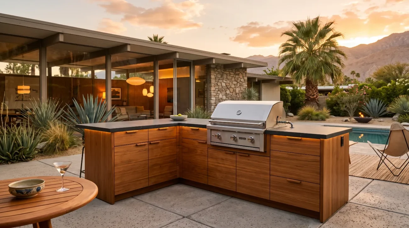 outdoor kitchen
