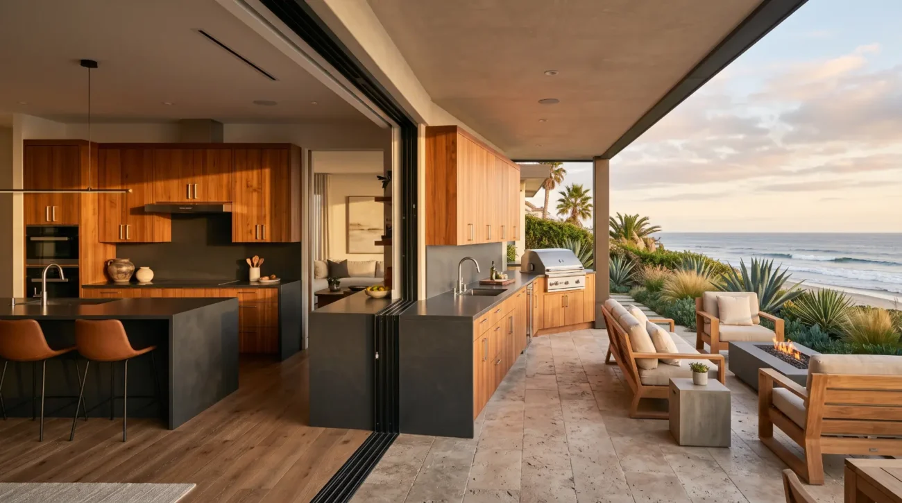outdoor kitchen