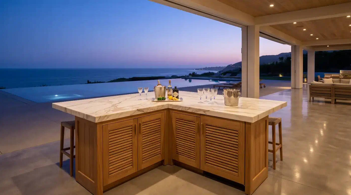 Luxury Pool House Bar