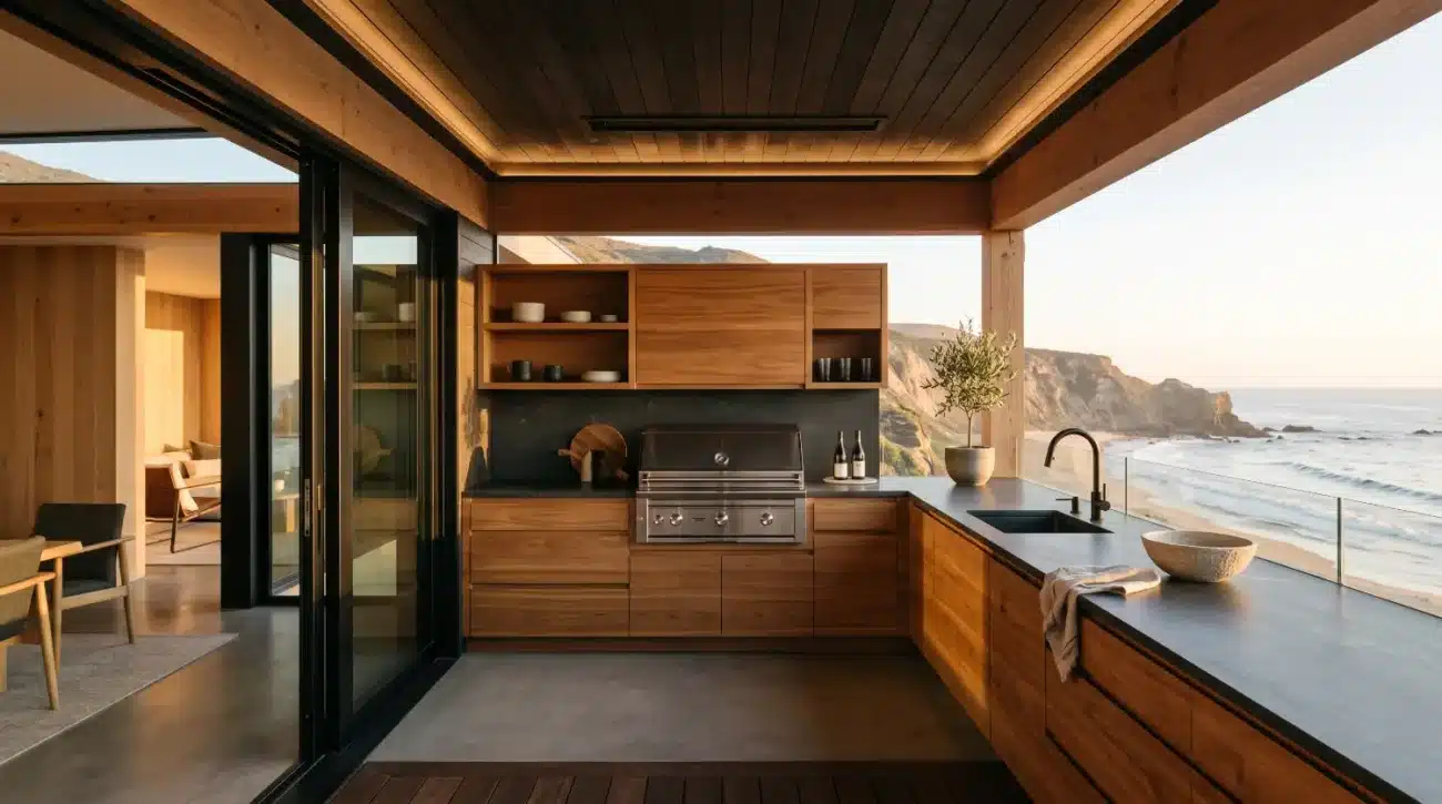 Scandinavian Outdoor Living: Specifying Solid Teak Cabinets