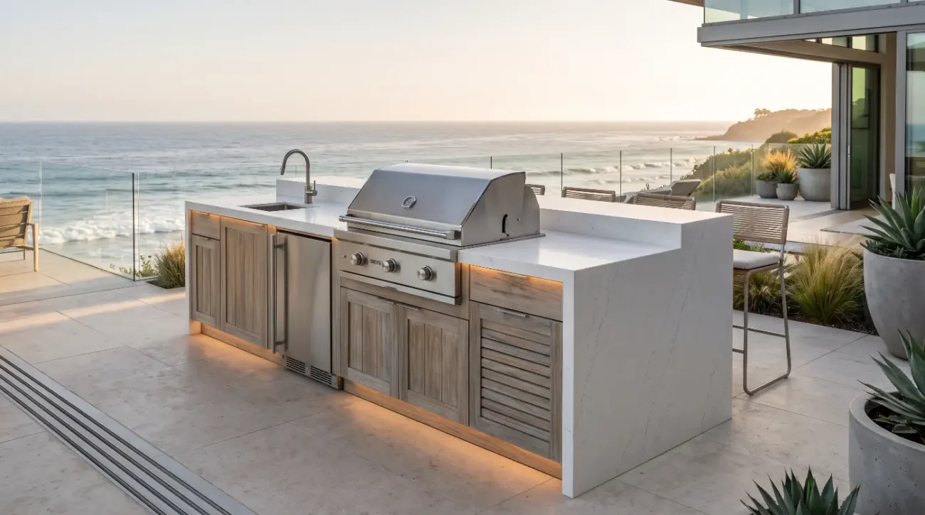 outdoor kitchen